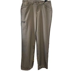 Eddie Bauer Women Pants, Hiking Cargo Convertible Roll Up Stretch Chino, Size 8